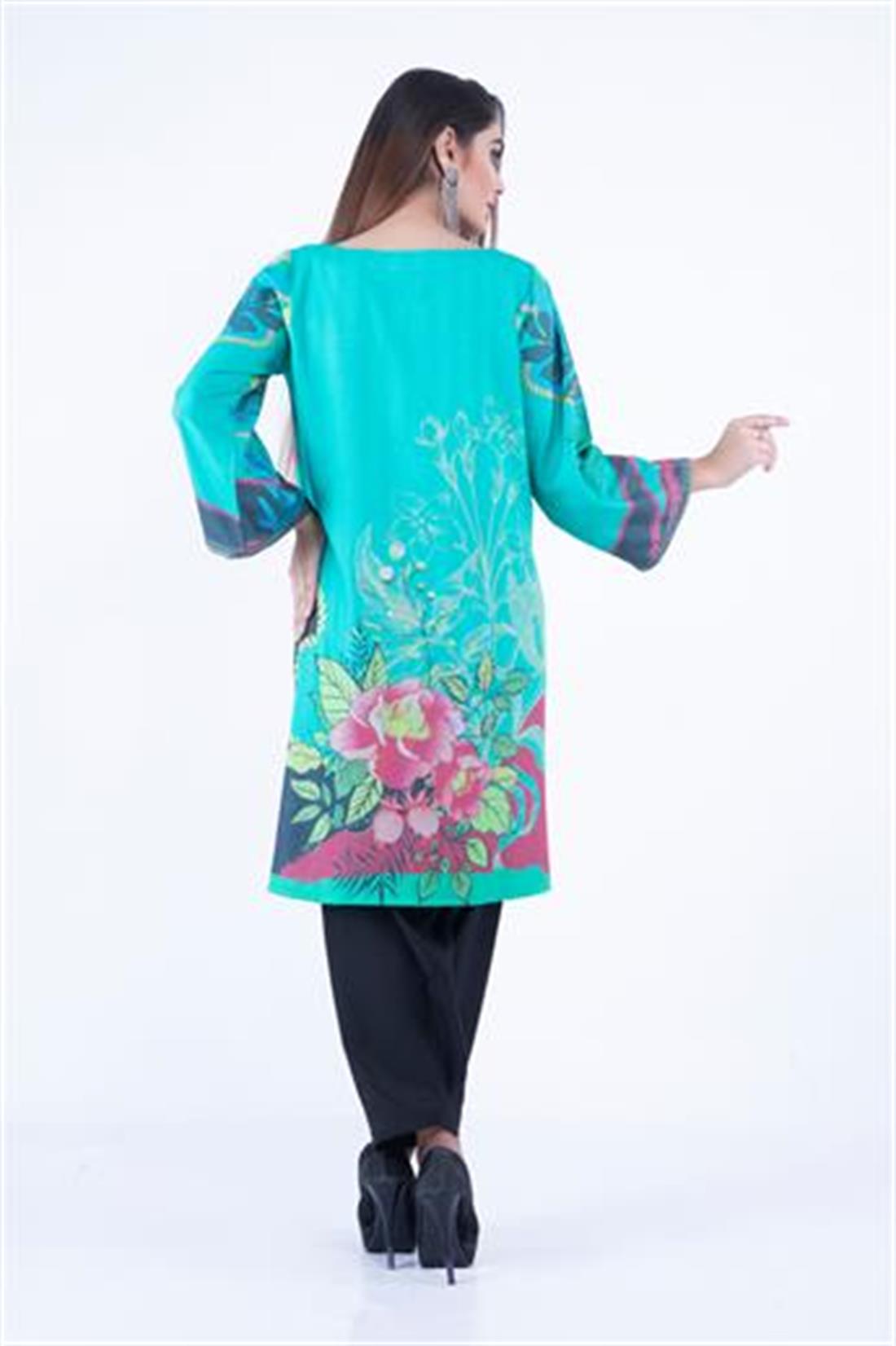 WINTER COLLECTION: Digital printed soft khaddar kurta.