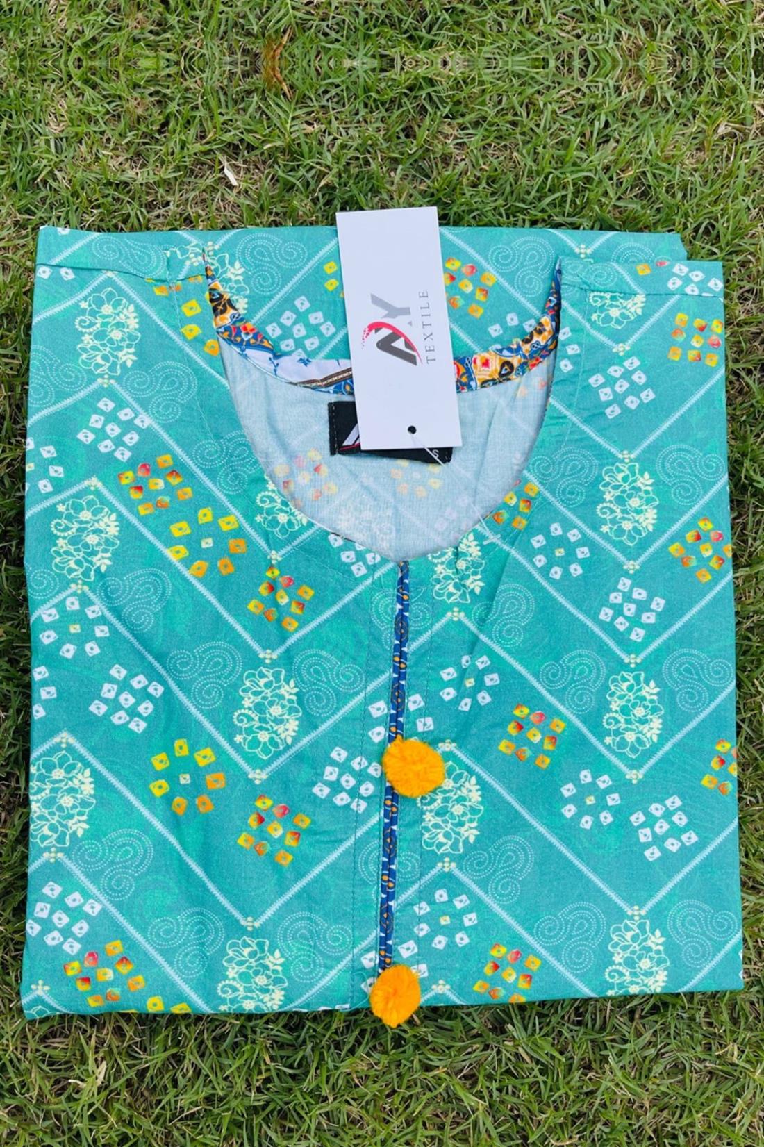 Sea Green Stunning Lawn Kurta