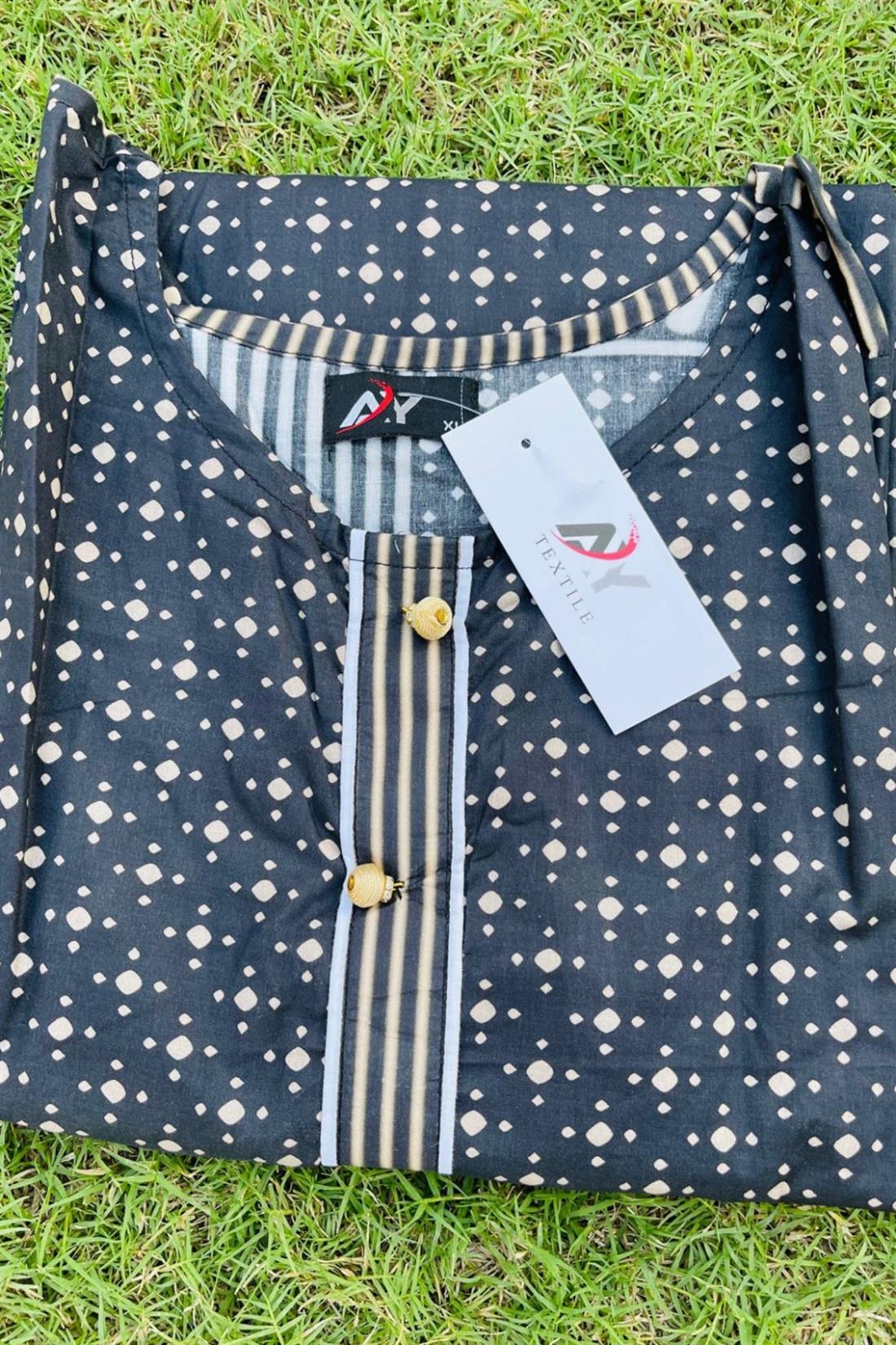 Black & Gold Stunning Lawn Kurta