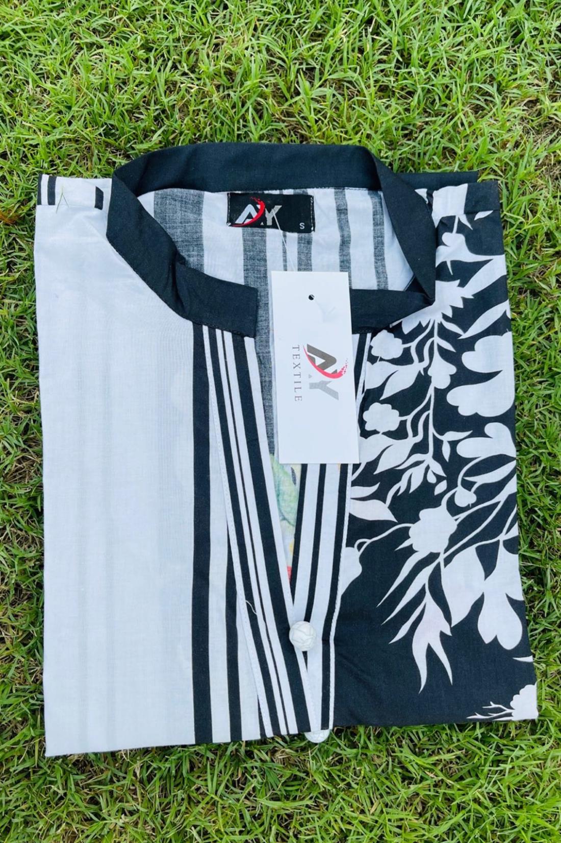 Black & White Stunning Lawn Kurta