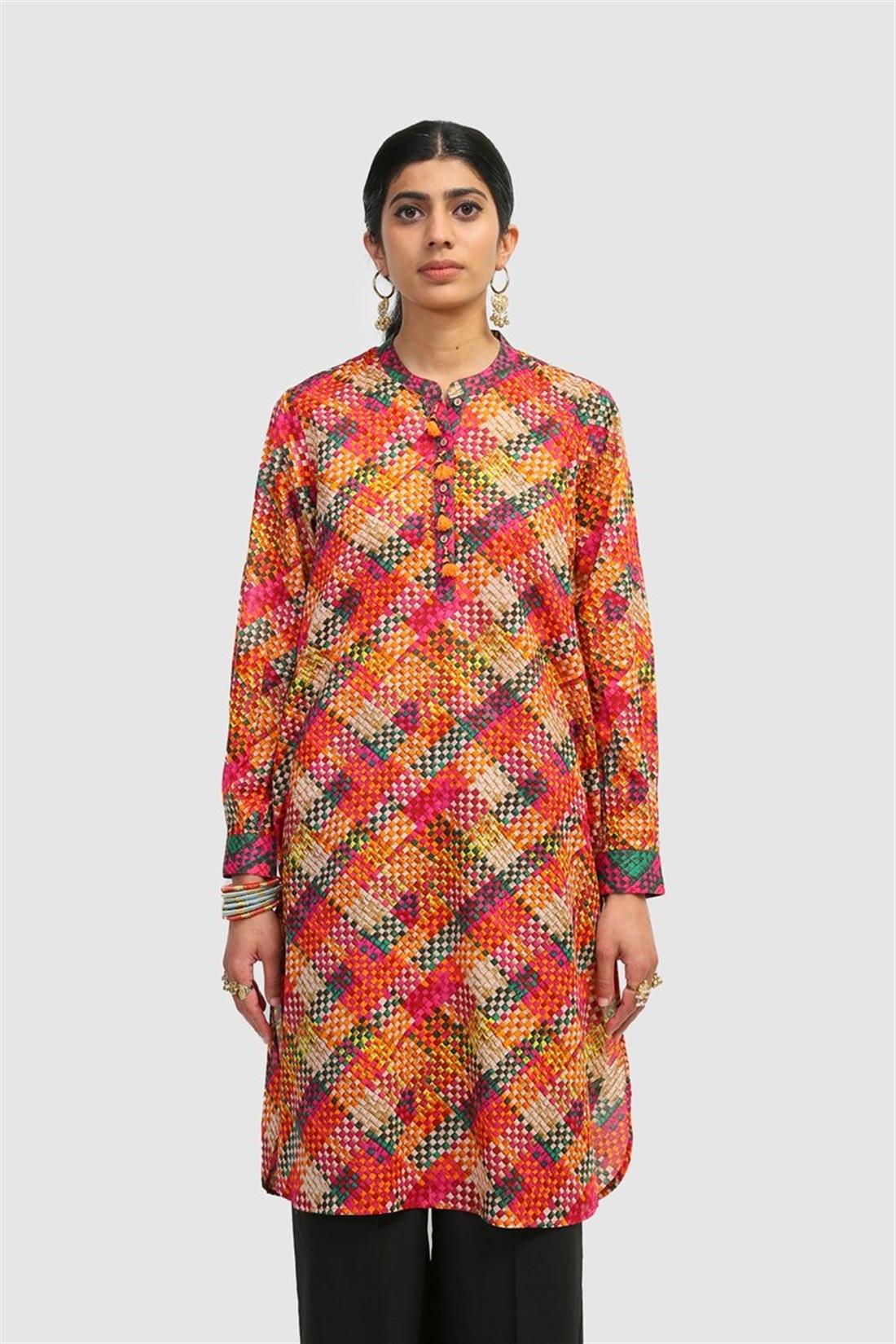 Pink & Multicolour Printed Generation