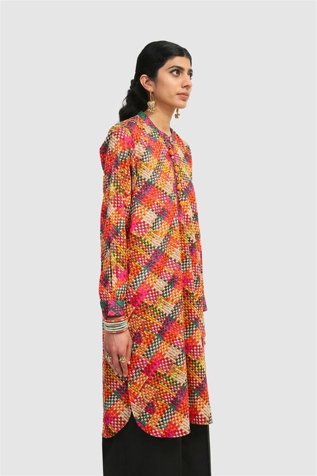 Pink & Multicolour Printed Generation