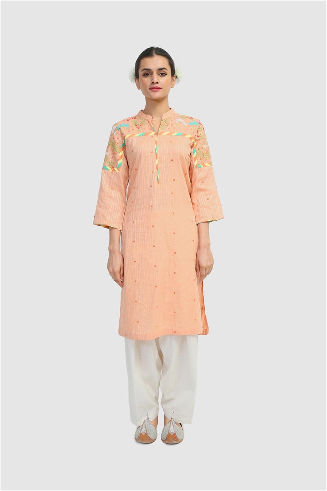 Peach Embroidered Generation