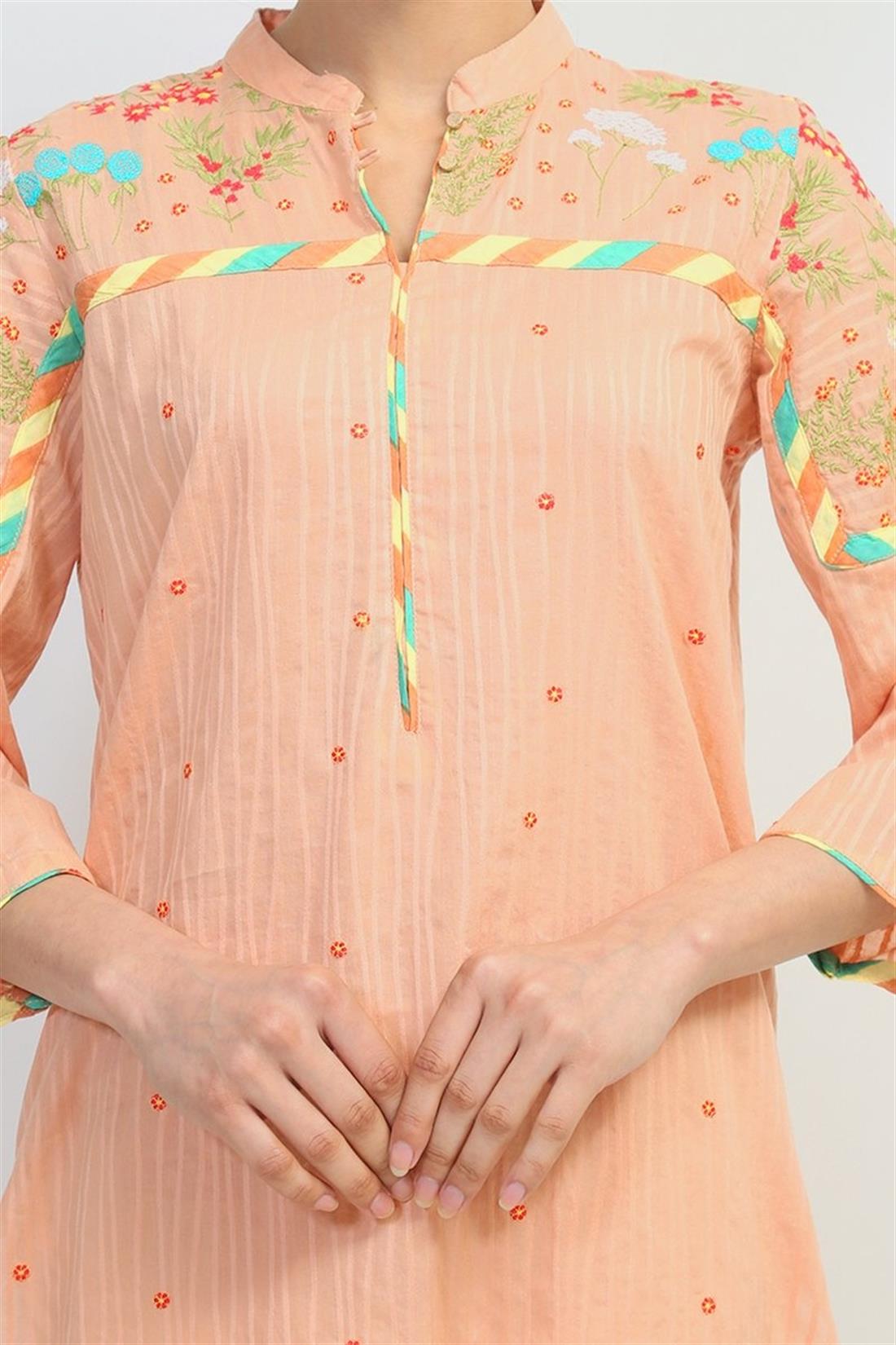 Peach Embroidered Generation