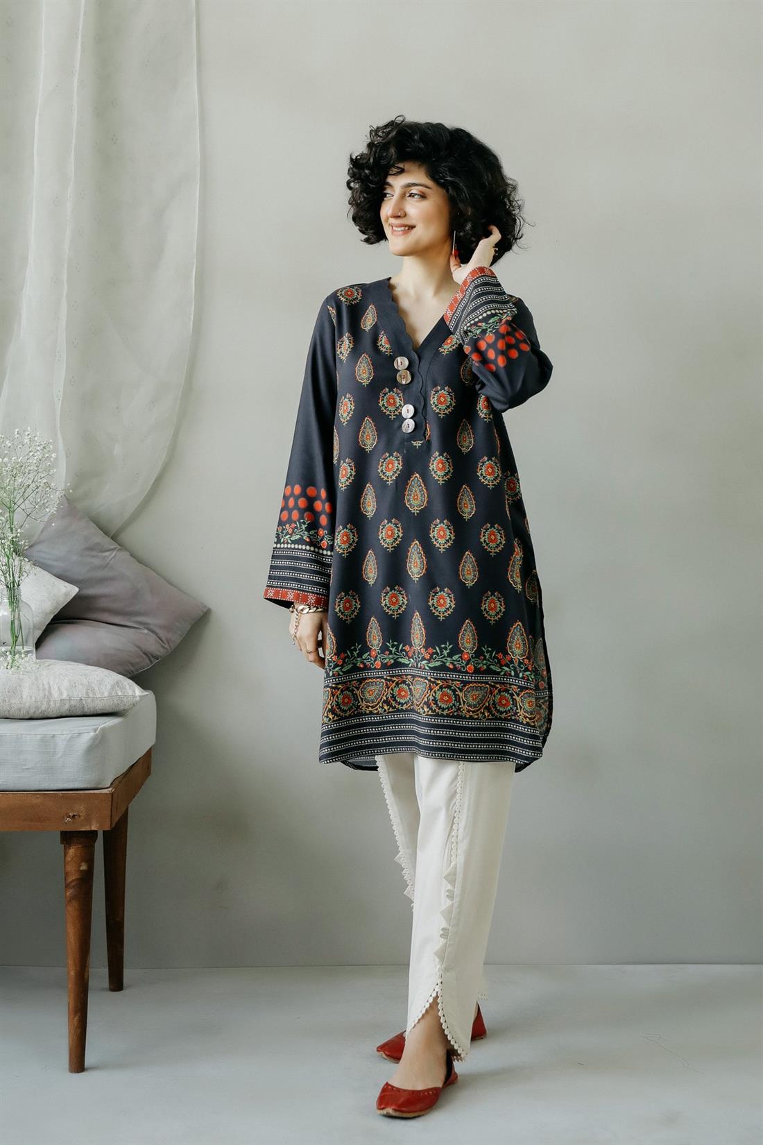 Black Ethnic Designer Ladies Ready to Wear Suits