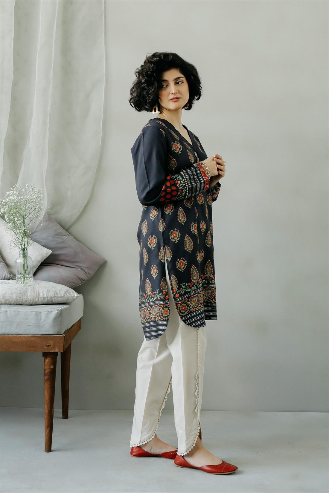 Black Ethnic Designer Ladies Ready to Wear Suits