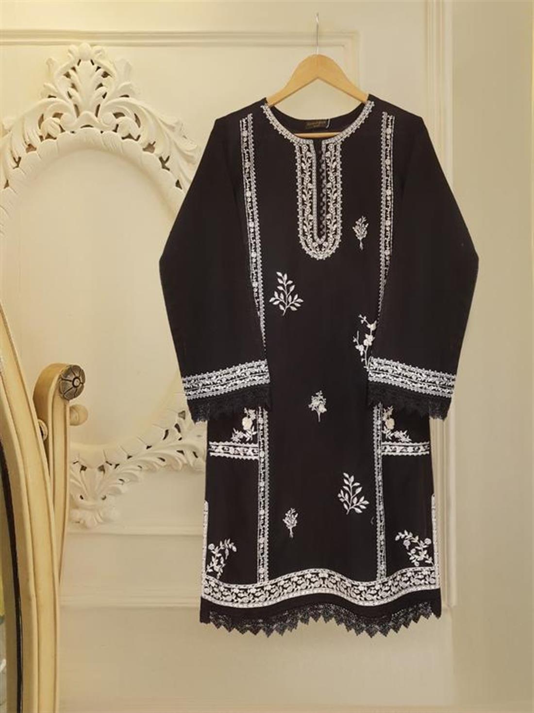 Black Cotton Agha Noor