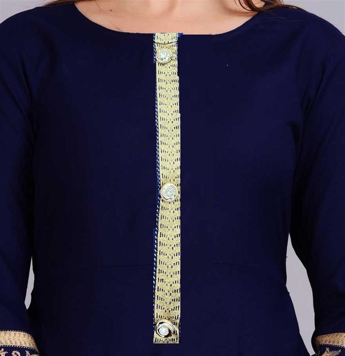 Navy Blue Anarkali Ladies Tunics and Kurta
