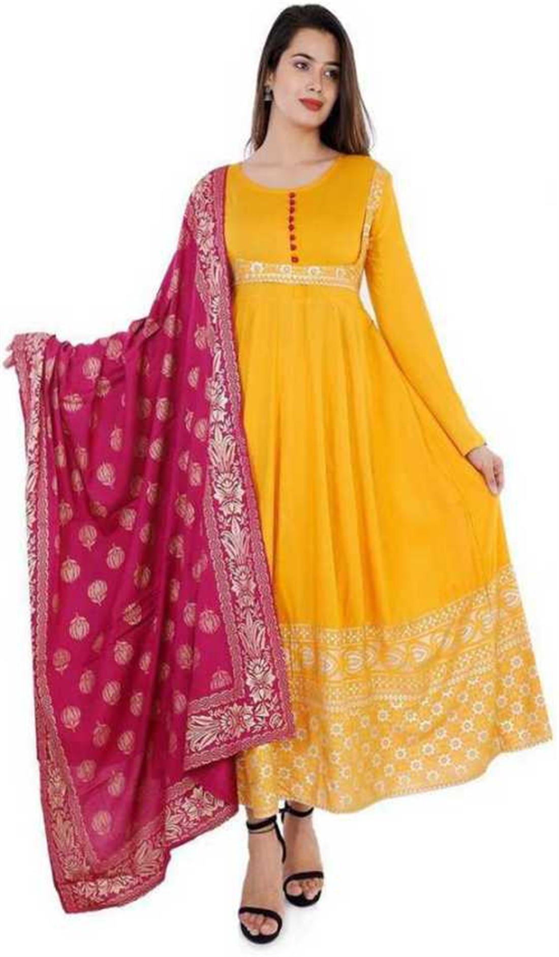 Mustard & Pink Ladies Tunics and Kurta