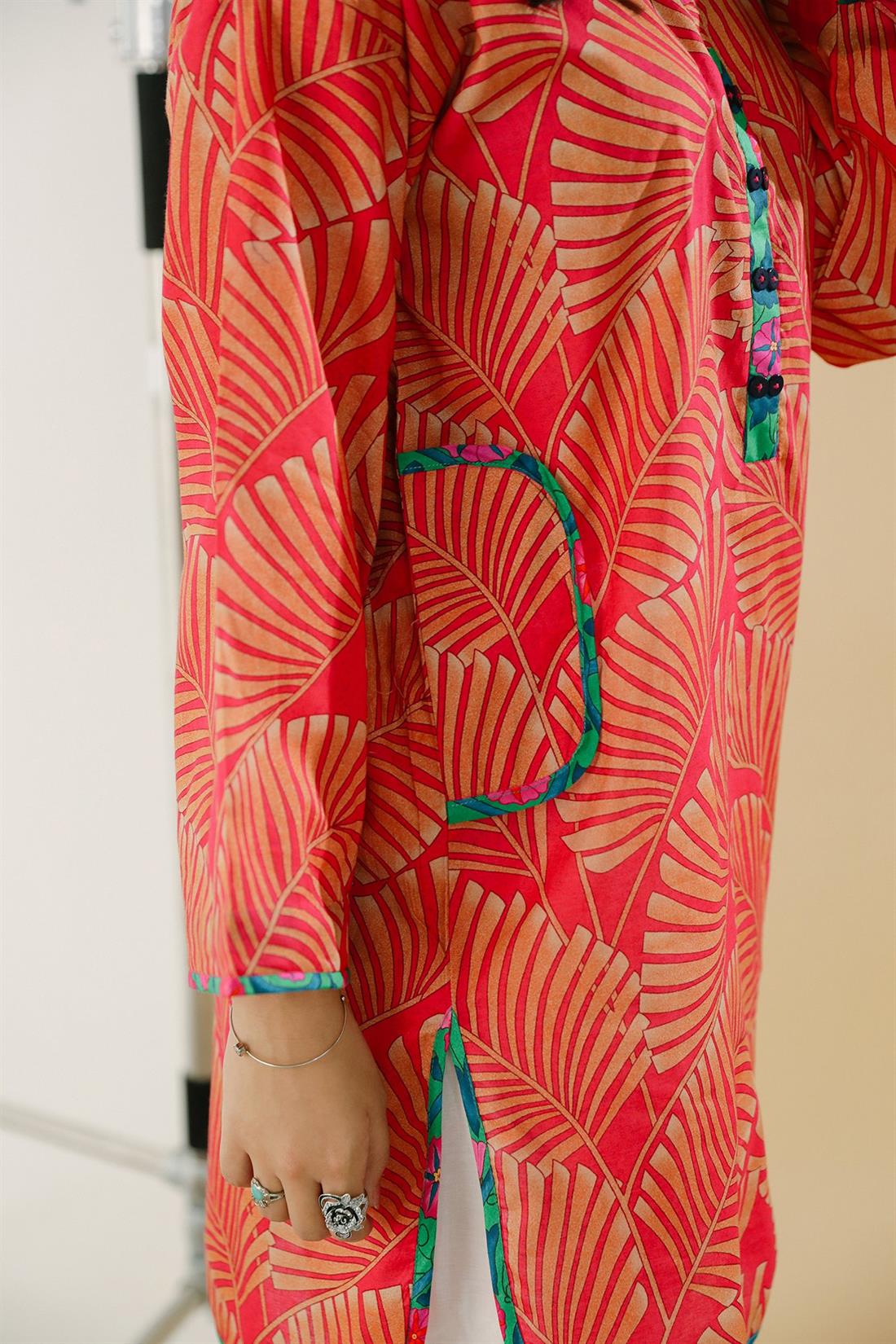 Pink Printed Lawn Ethnic Designer Ladies Ready to Wear Suits