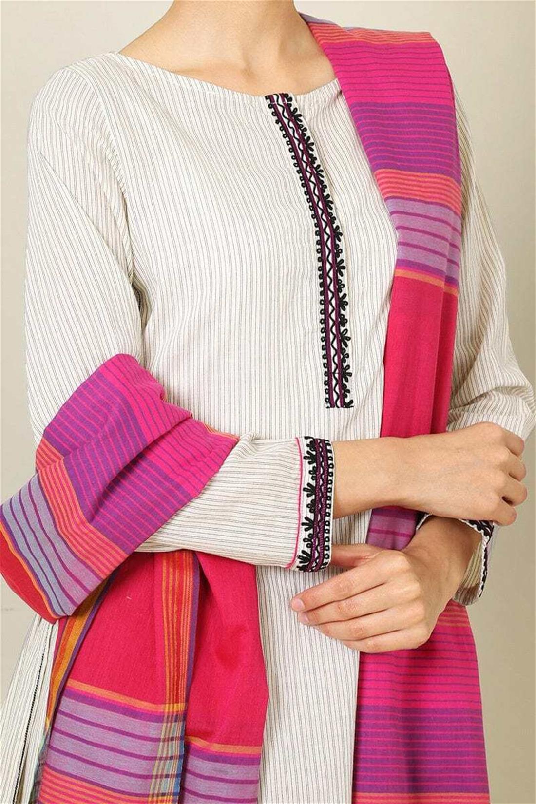 Generation Stylish White 2 Piece Kurta