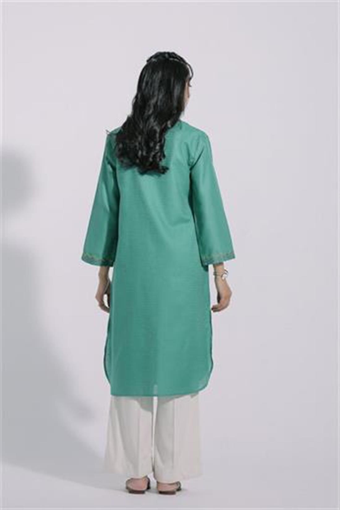 Emerald Green Ethnic Designer Ladies Ready to Wear Suits
