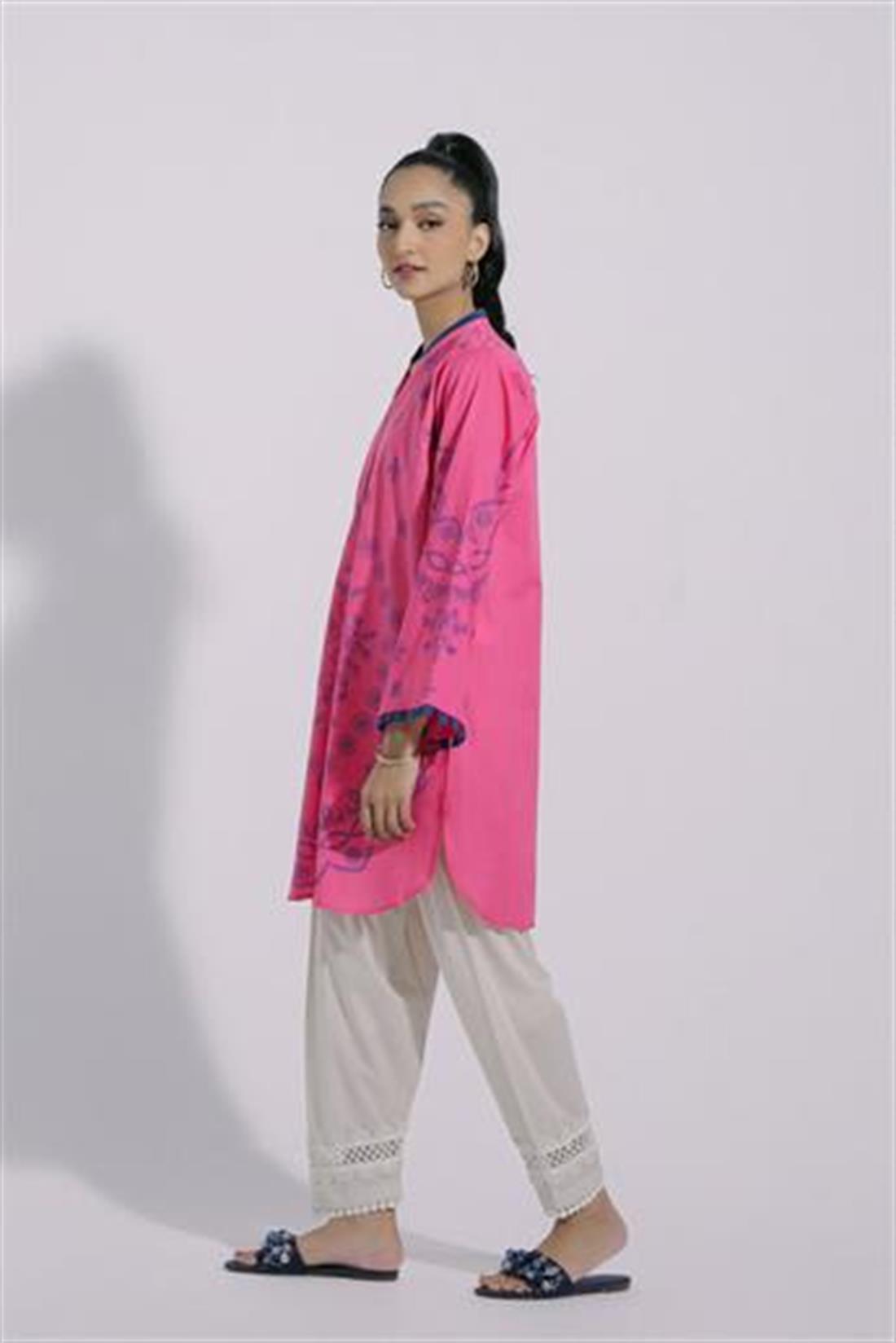 Pink Ethnic Designer Ladies Ready to Wear Suits