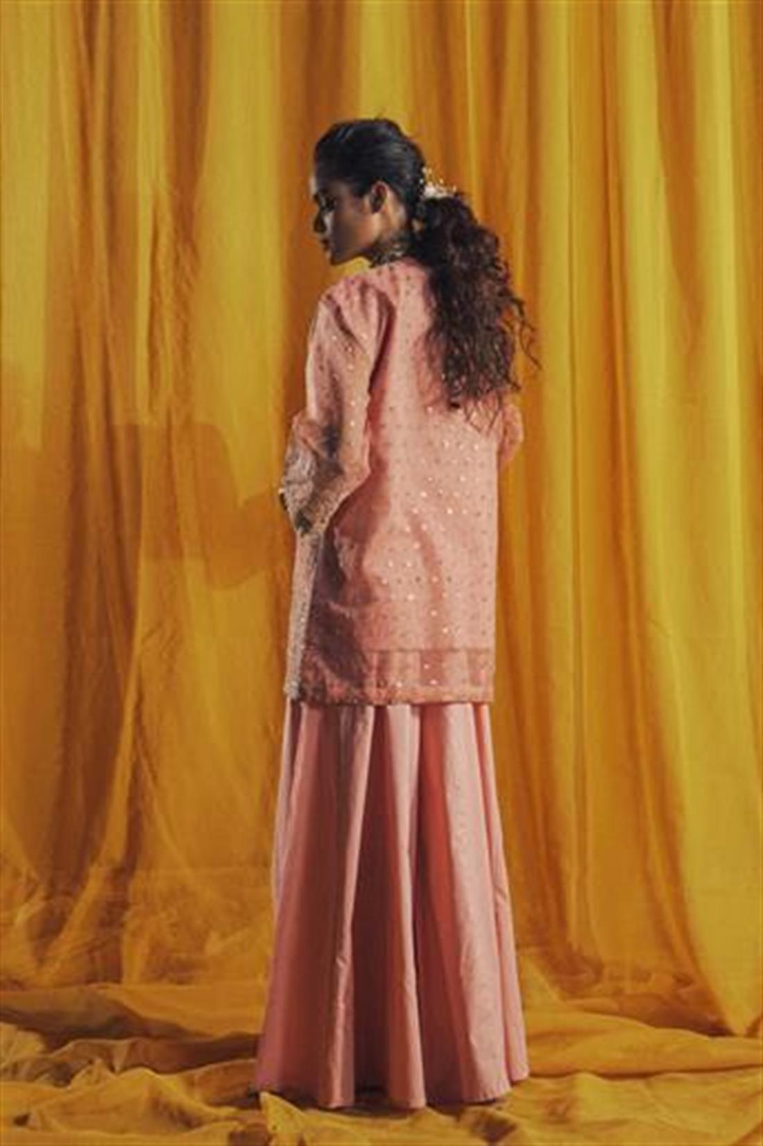 Dusty Pink Ethnic Designer Ladies Ready to Wear Suits