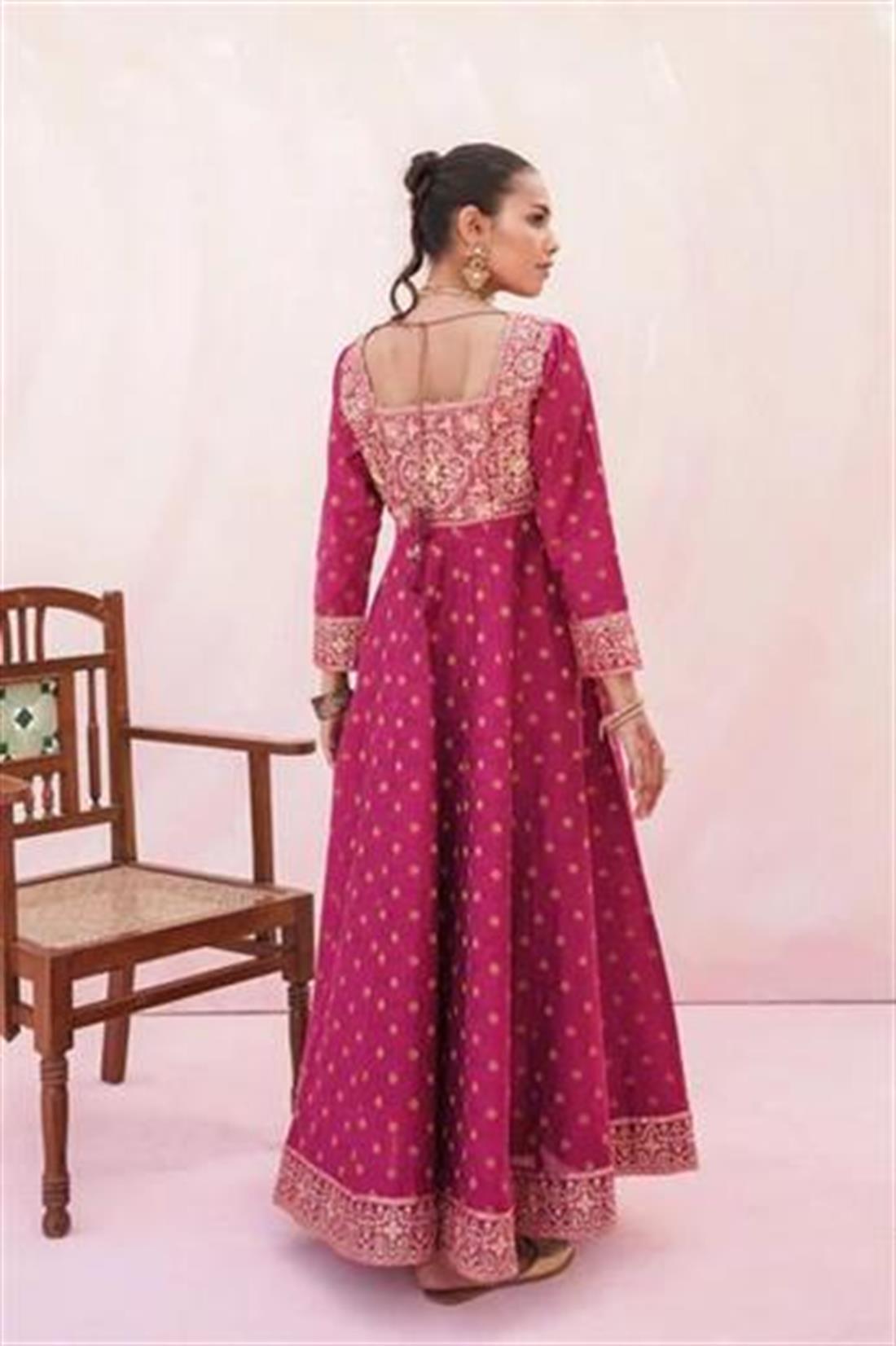 Purple Ethnic Designer Ladies Ready to Wear Suits