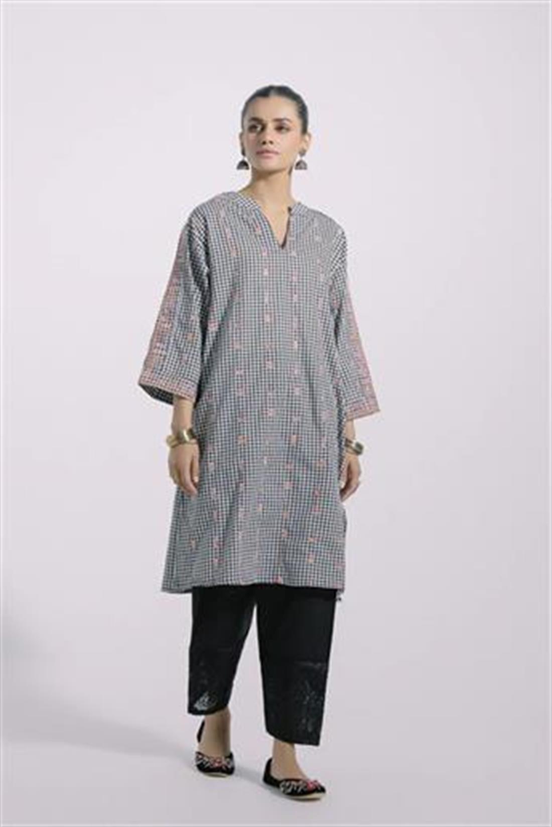 Black & White Ethnic Designer Ladies Ready to Wear Suits