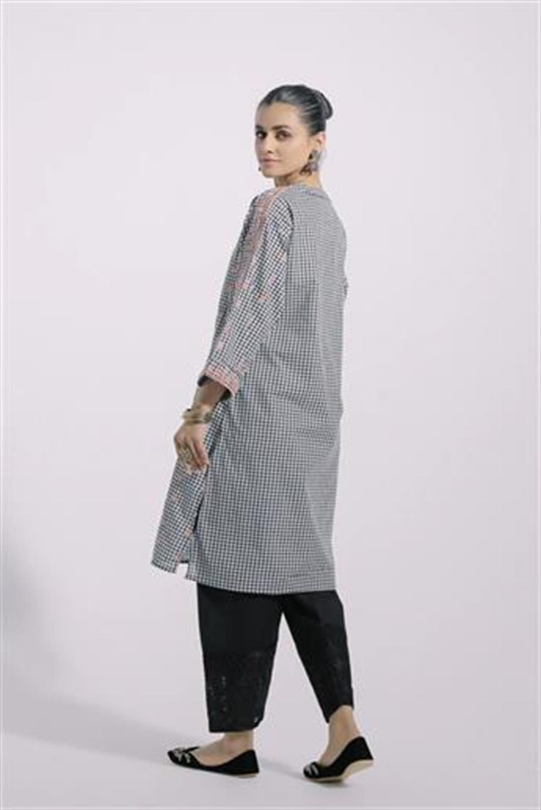 Black & White Ethnic Designer Ladies Ready to Wear Suits