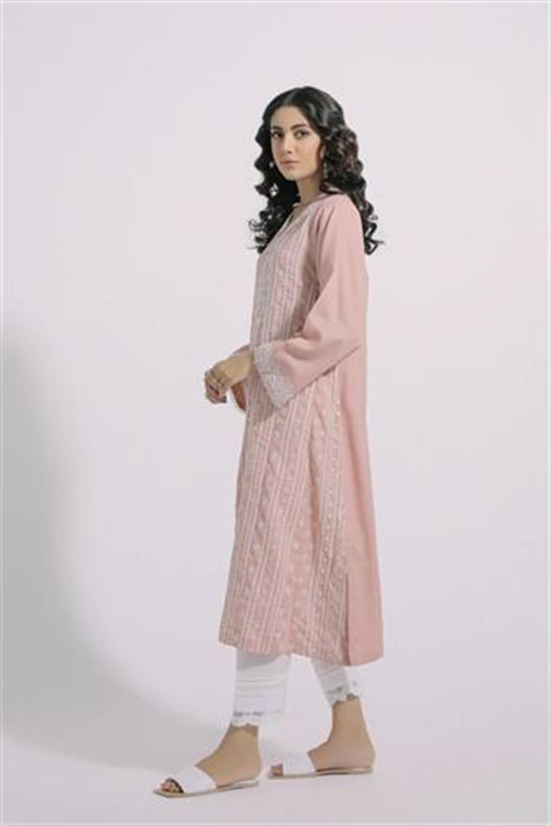 Pink Ethnic Designer Ladies Ready to Wear Suits