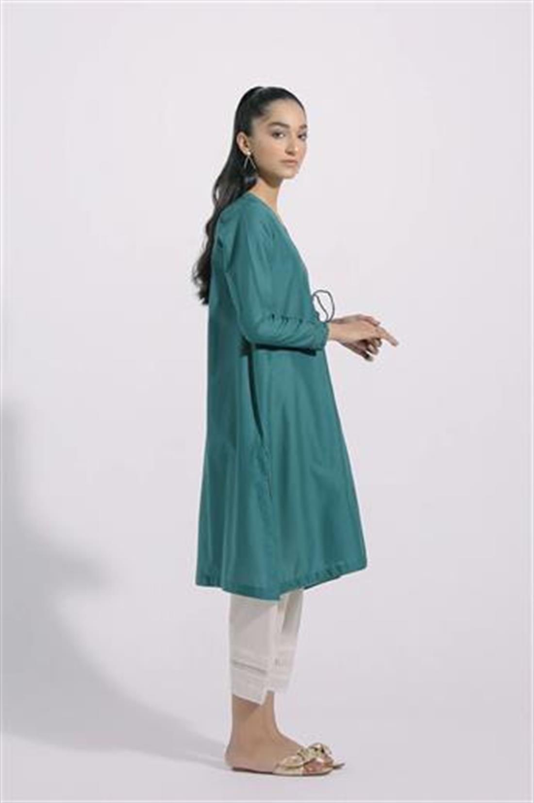Teal Green Ethnic Designer Ladies Ready to Wear Suits