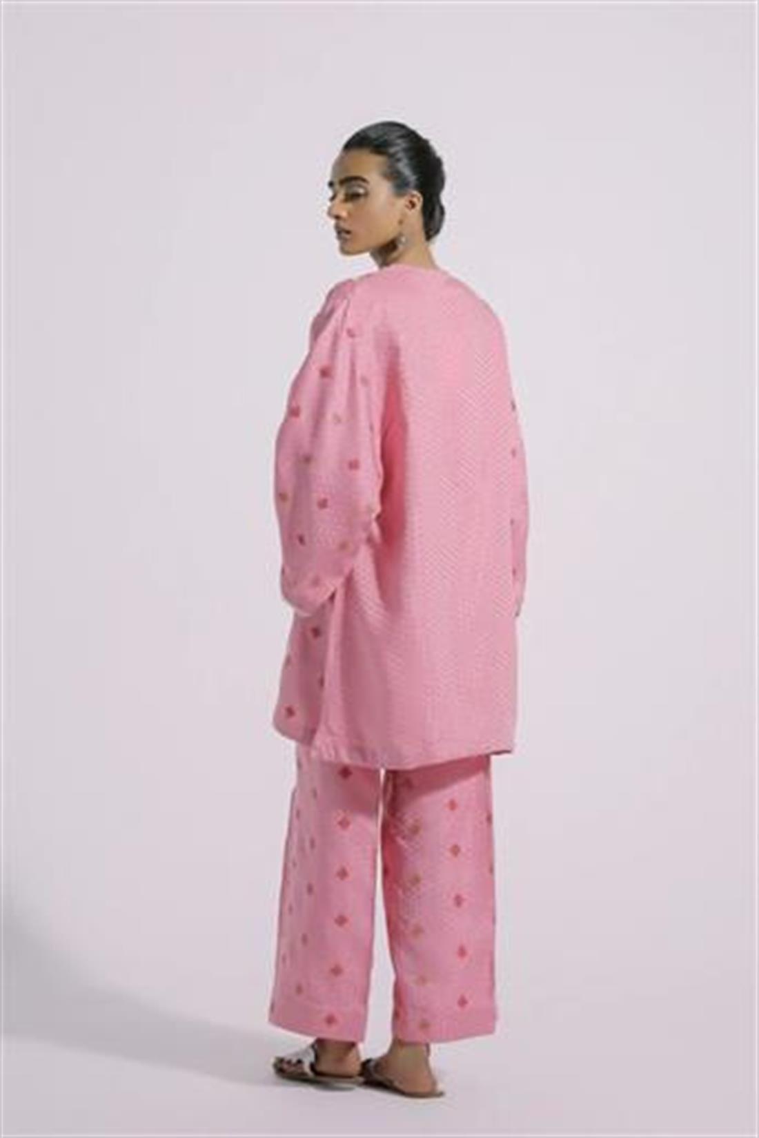 Pink Ethnic Designer Ladies Ready to Wear Suits