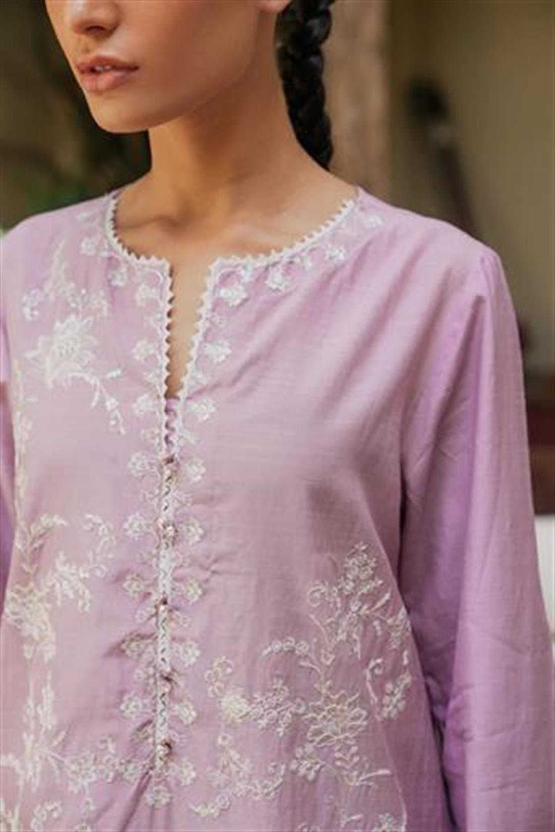 Lilac Ethnic Designer Ladies Ready to Wear Suits