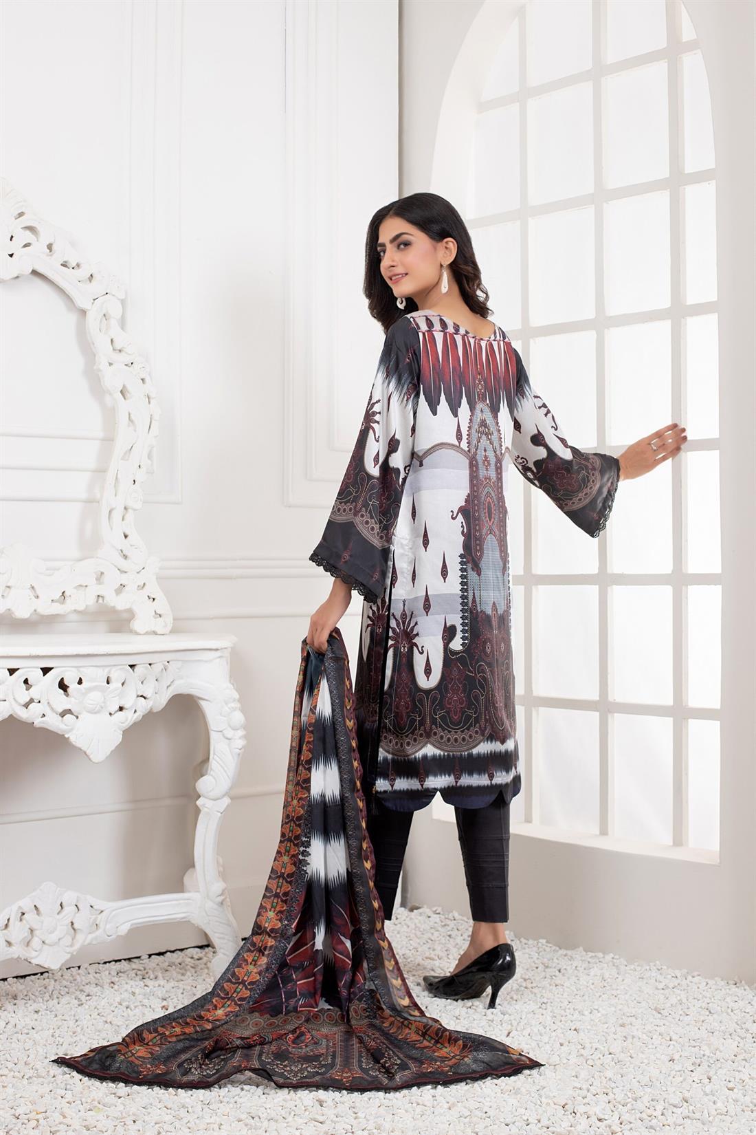 Multicolour Printed Silk Ladies Tunics and Kurta
