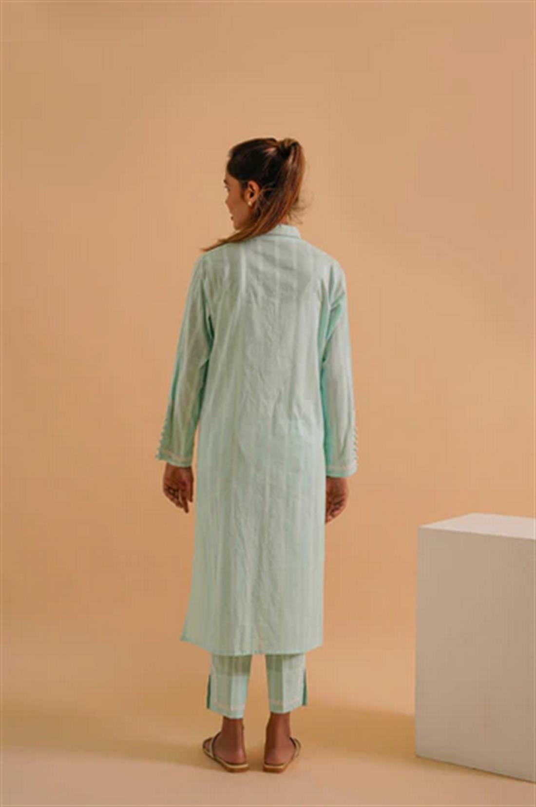Aqua Blue Ladies Kurta