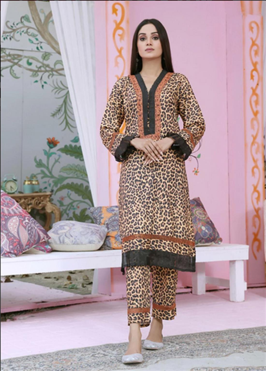 Multicolour & Black Printed Linen Ladies Tunics and Kurta