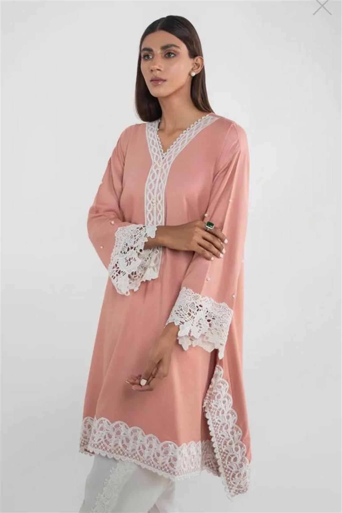 Peach 1 Piece Kurta