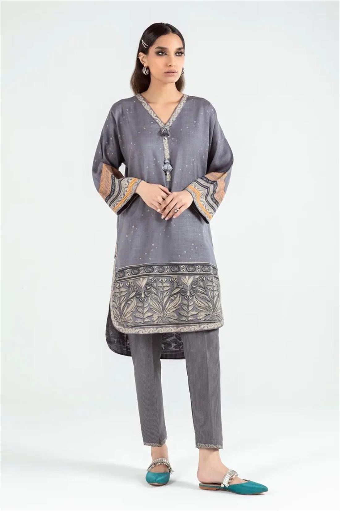 Grey 1 Piece Kurta