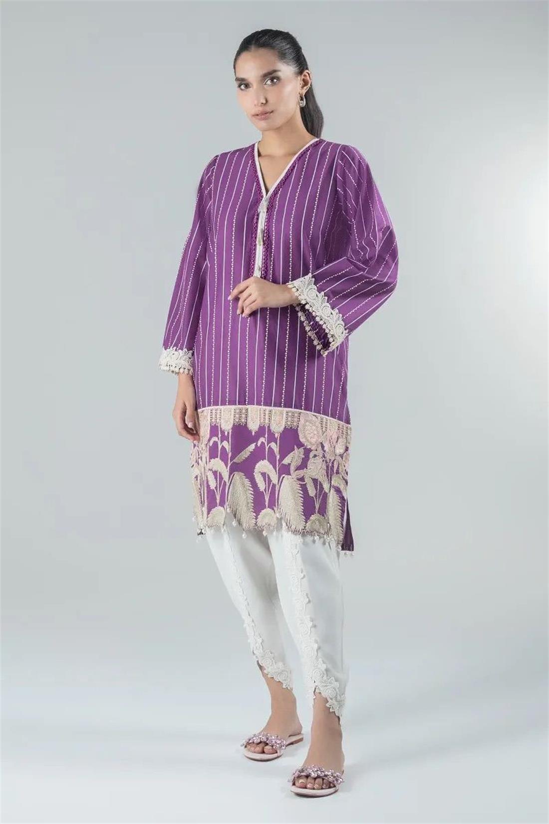 Purple 1 Piece Kurta