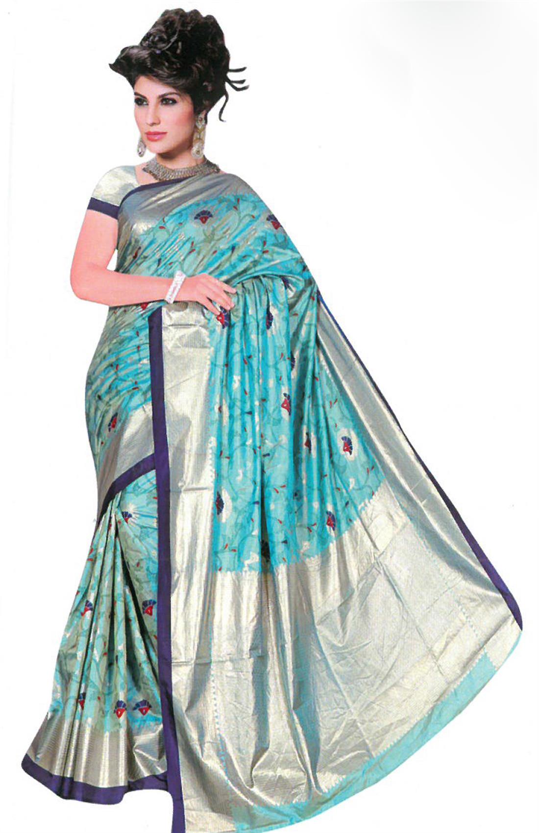 Blue Sarees