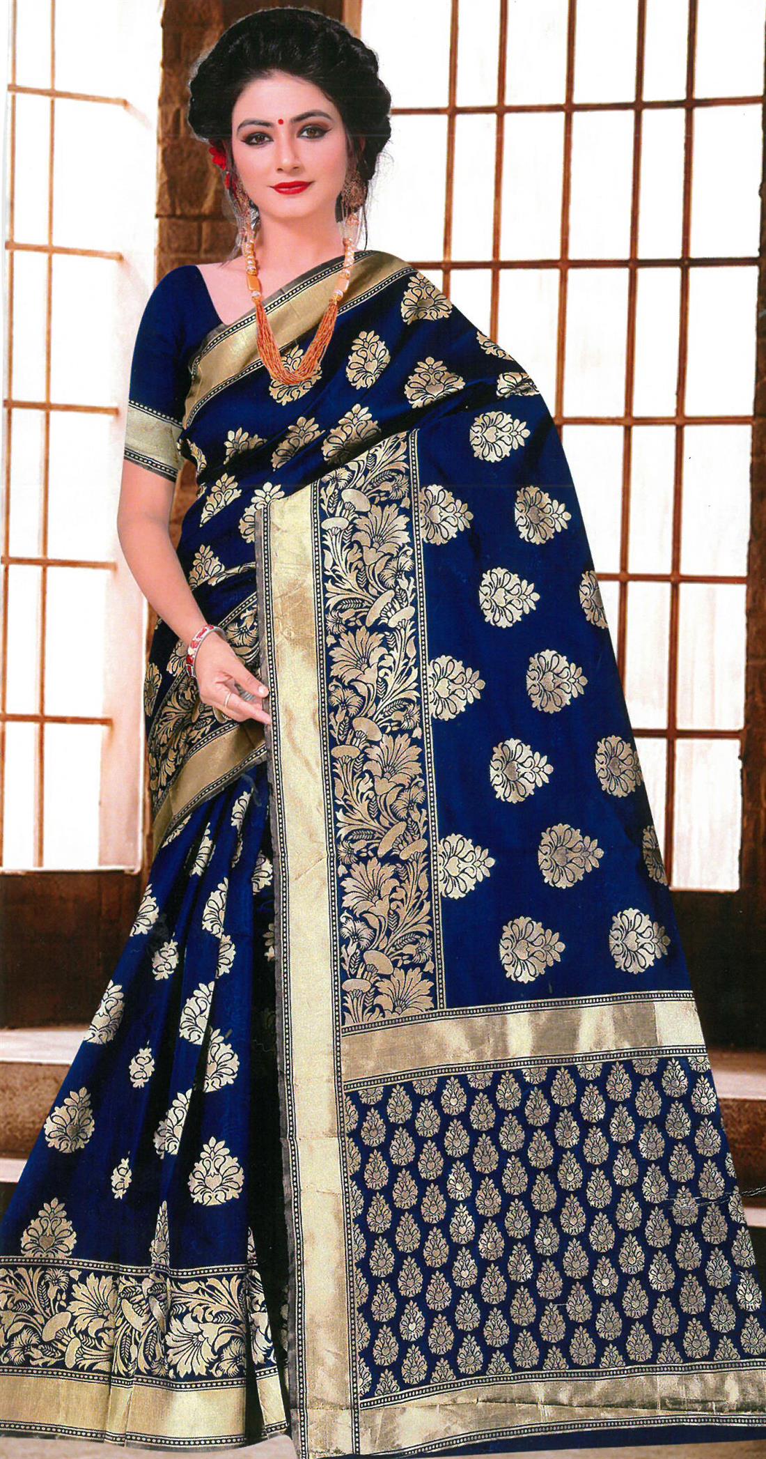 Royal Blue Sarees