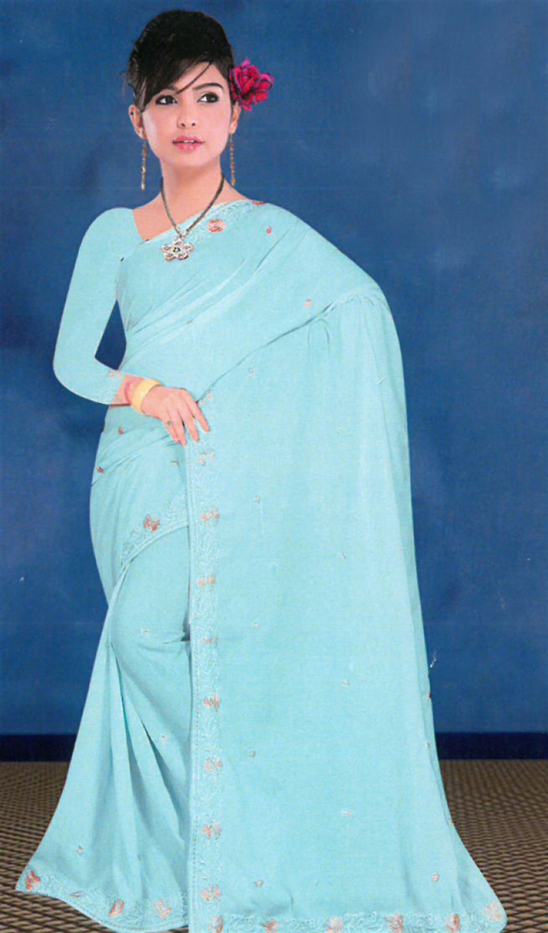 Blue Sarees