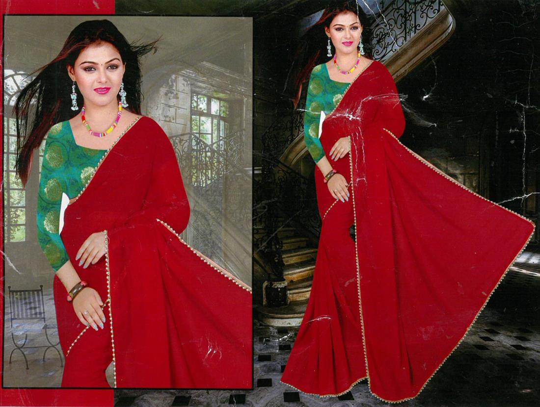 Maroon Sarees