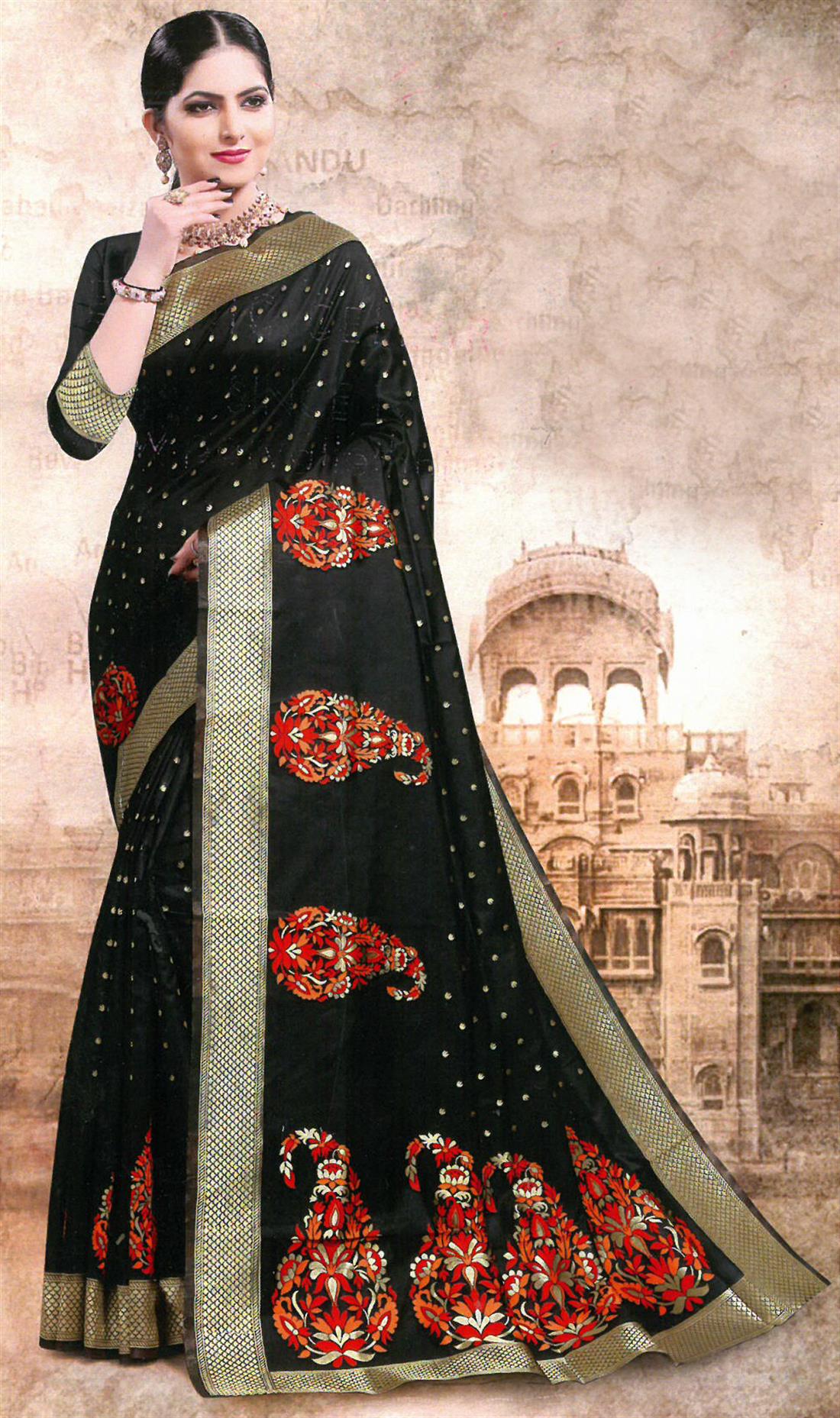 Black Sarees
