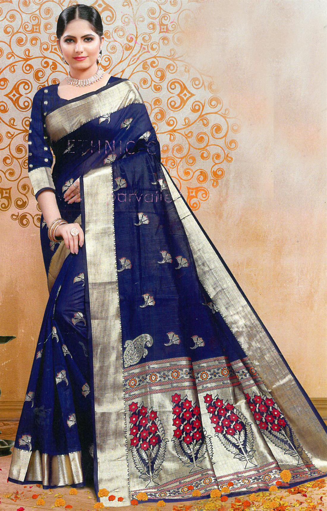 Navy Sarees