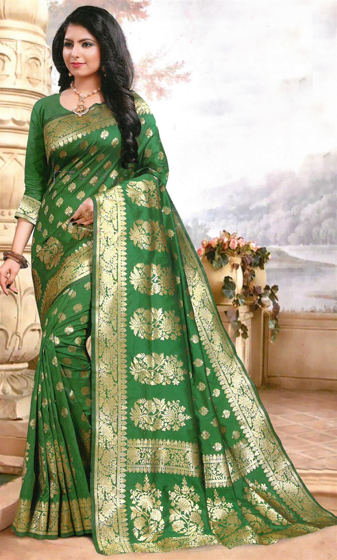 Green Sarees