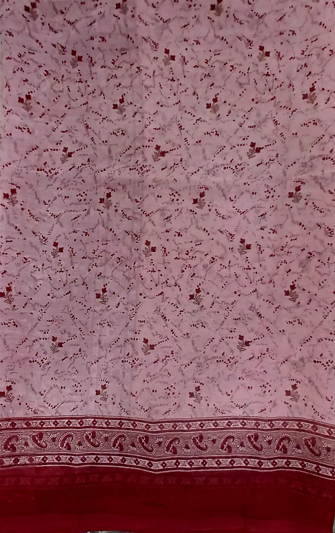 Pink Chiffon Saree.
