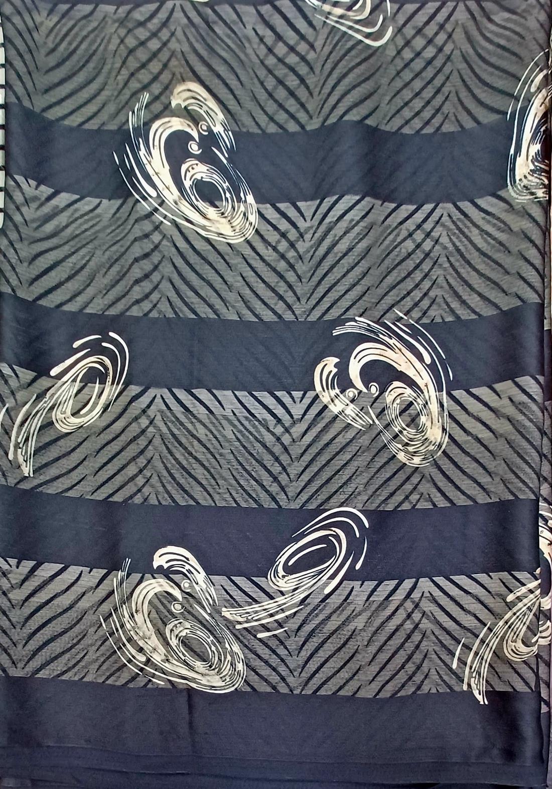 Grey Chiffon Saree.