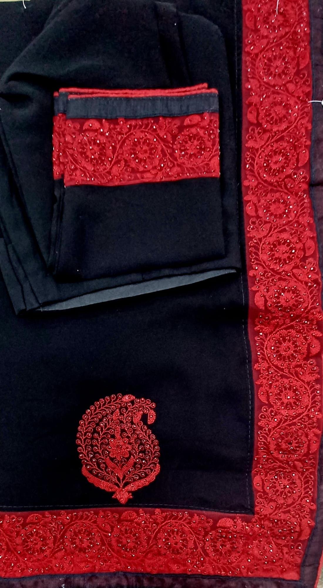 Black Georgette Saree