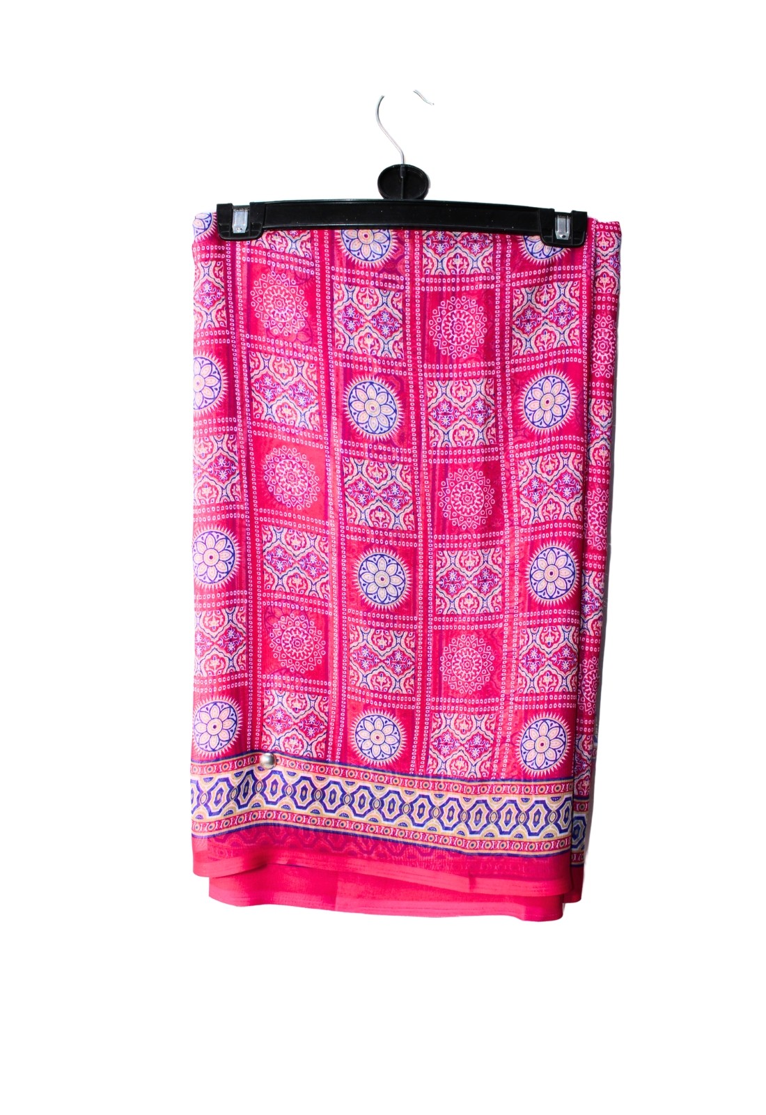 Pink Chiffon Saree.