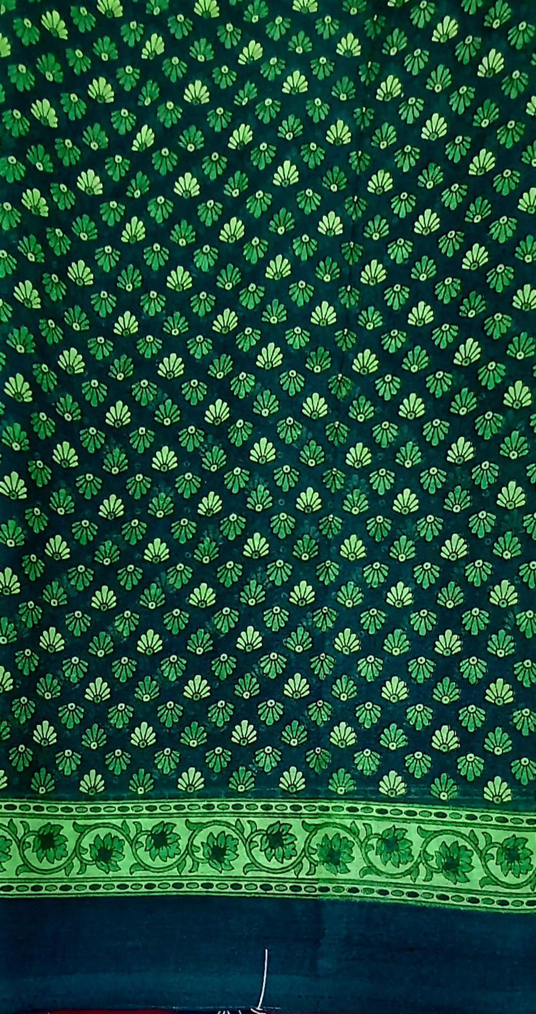Green Georgette Saree