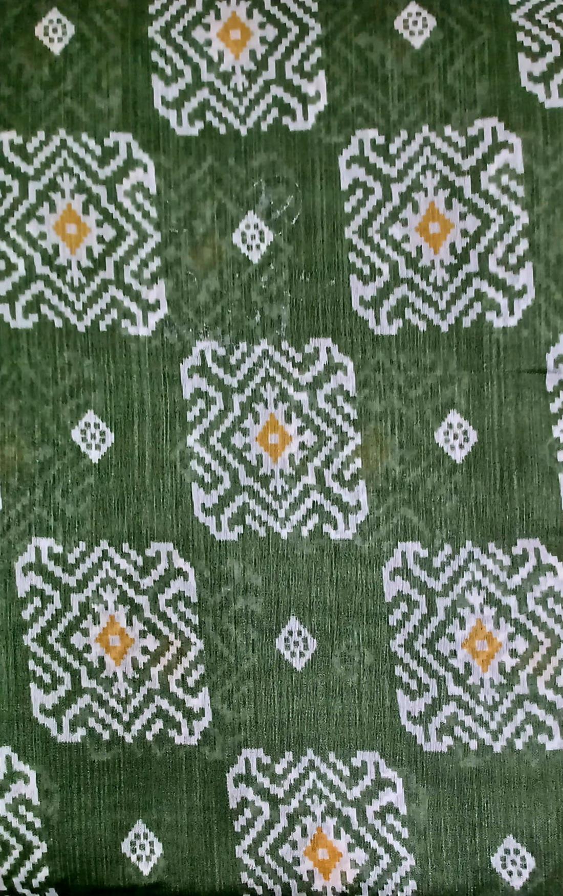 Green Cotton Saree.
