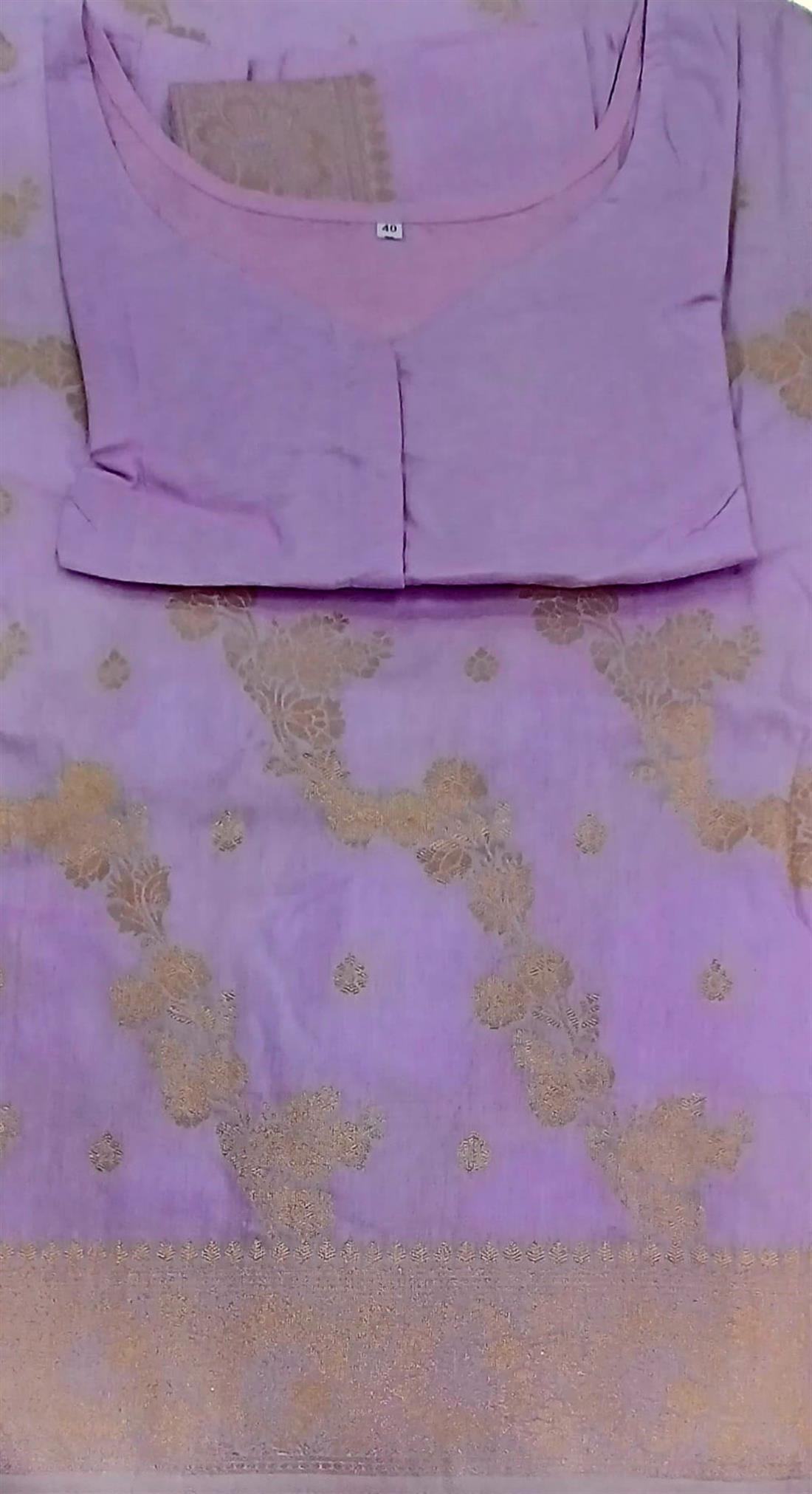 Lilac Silk Sarees