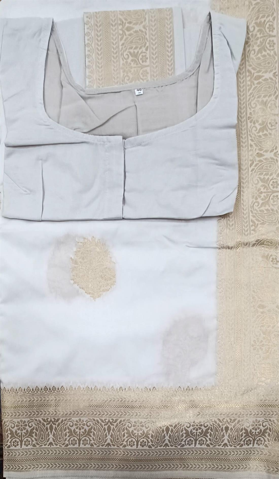 White Silk Sarees