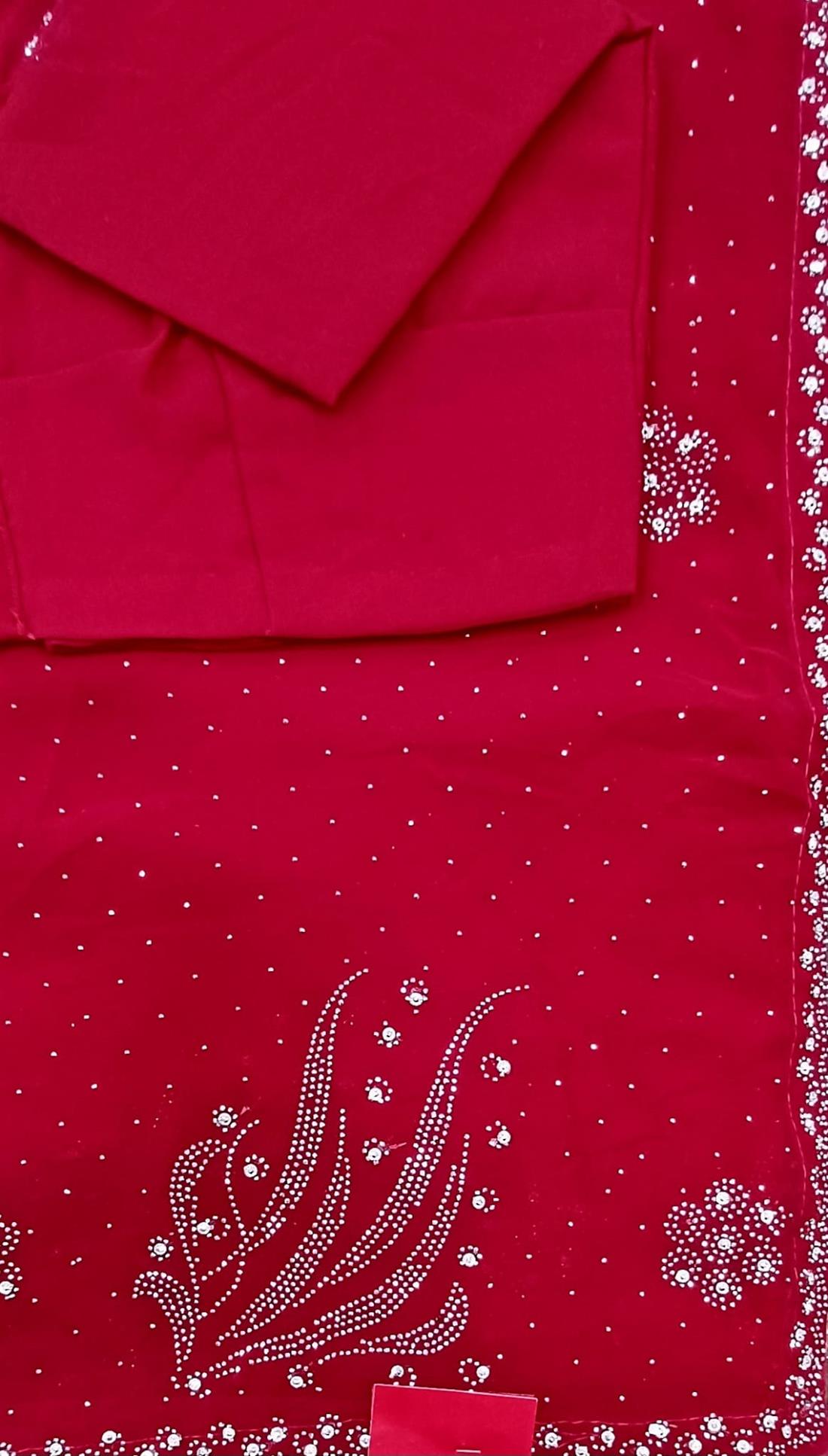 Pink Georgette Sarees
