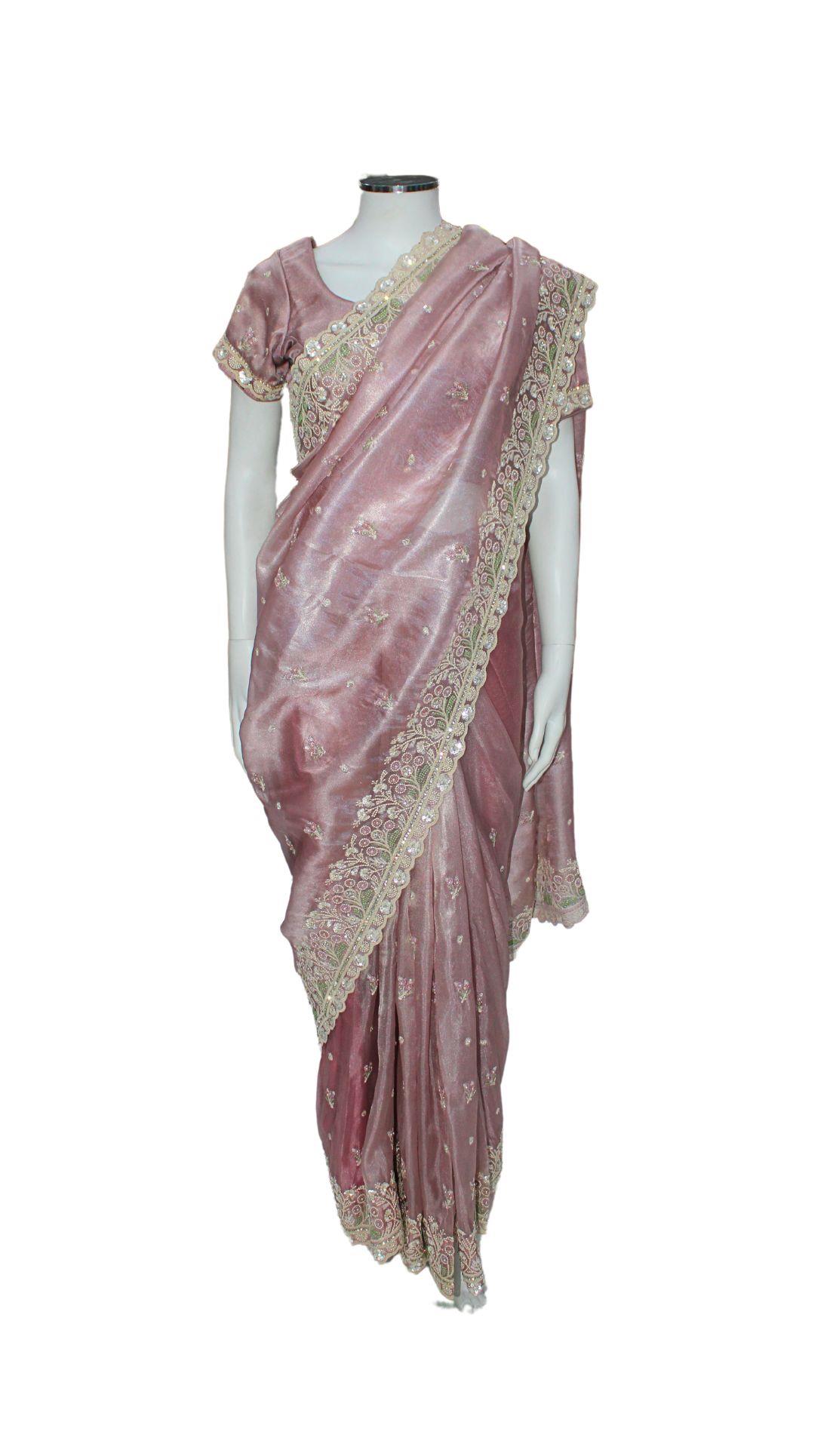 Mauve Silk Saree
