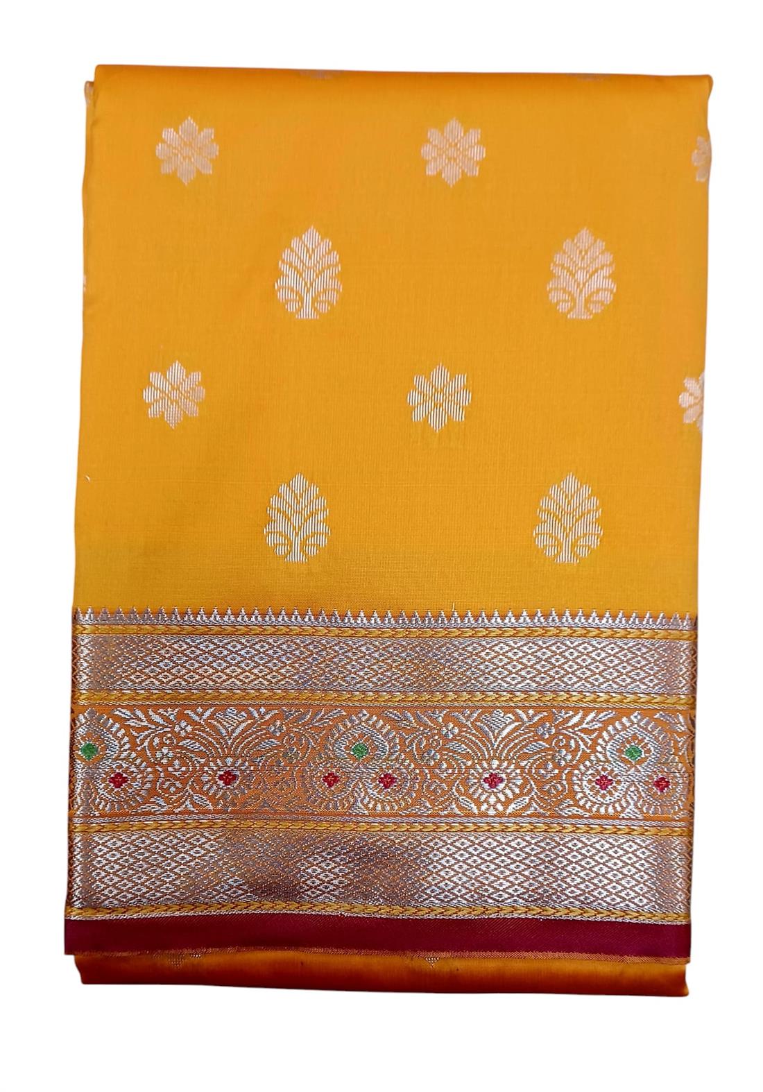 Orange Banarasi Sarees