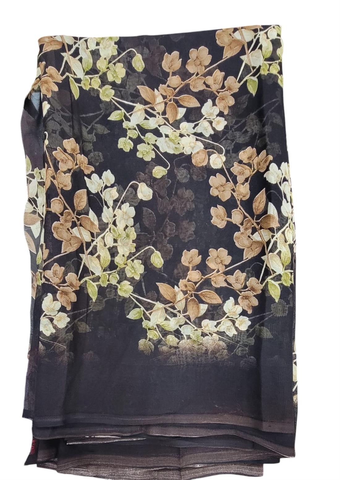 Brown Georgette Sarees